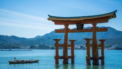 Floating torii gate of Itsukushima Shrine, Miyajima Island